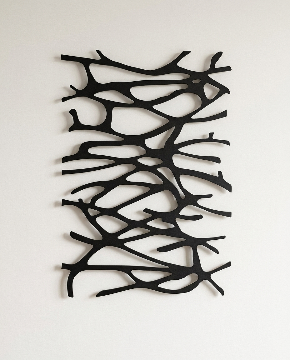 AXIS Recursive Lines en negro