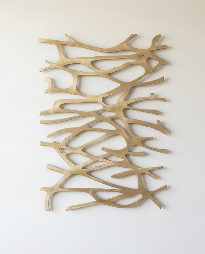 AXIS Recursive Lines en dorado