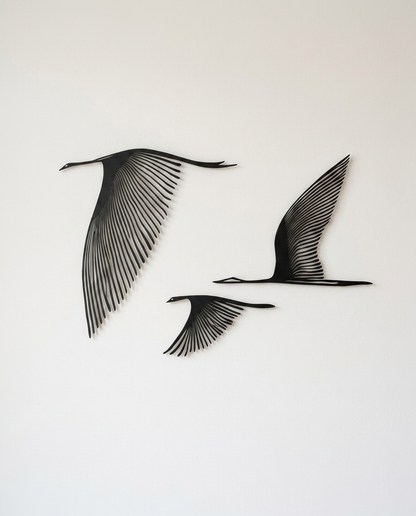 AXIS Winged Geometry en negro
